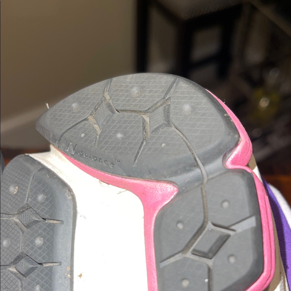 New Balance Men’s Grey, Pink and Purple 2002R Sneakers - Picture 7 of 9